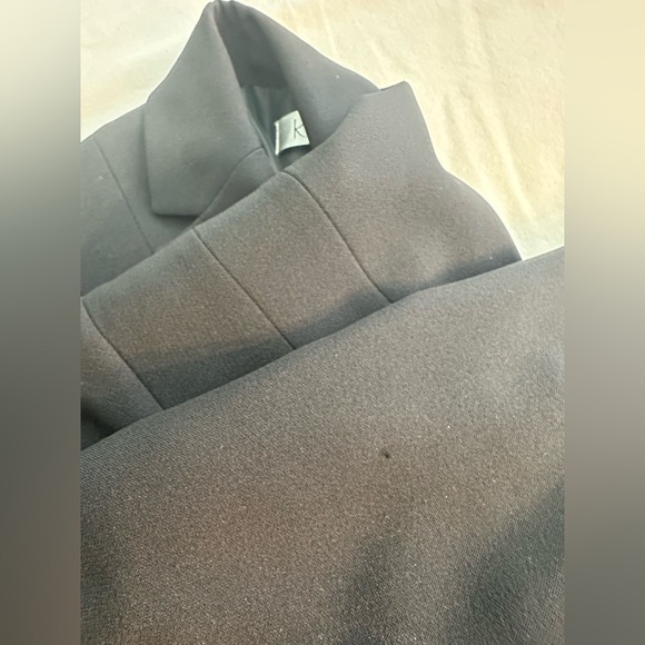 Kasper Black Lined Blazer - Nice Detailing Size 12 EUC - Picture 11 of 11